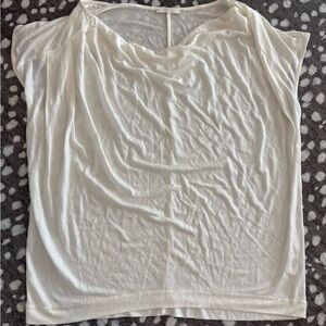 COS Cream Short Sleeve Women's Top